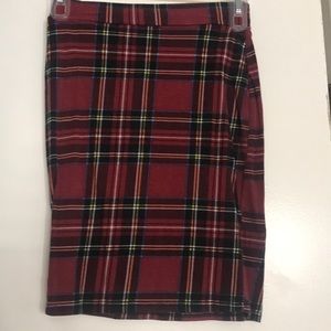 Plaid skirt